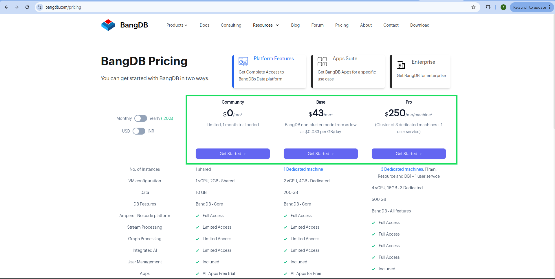 BangDB Cloud Install Page