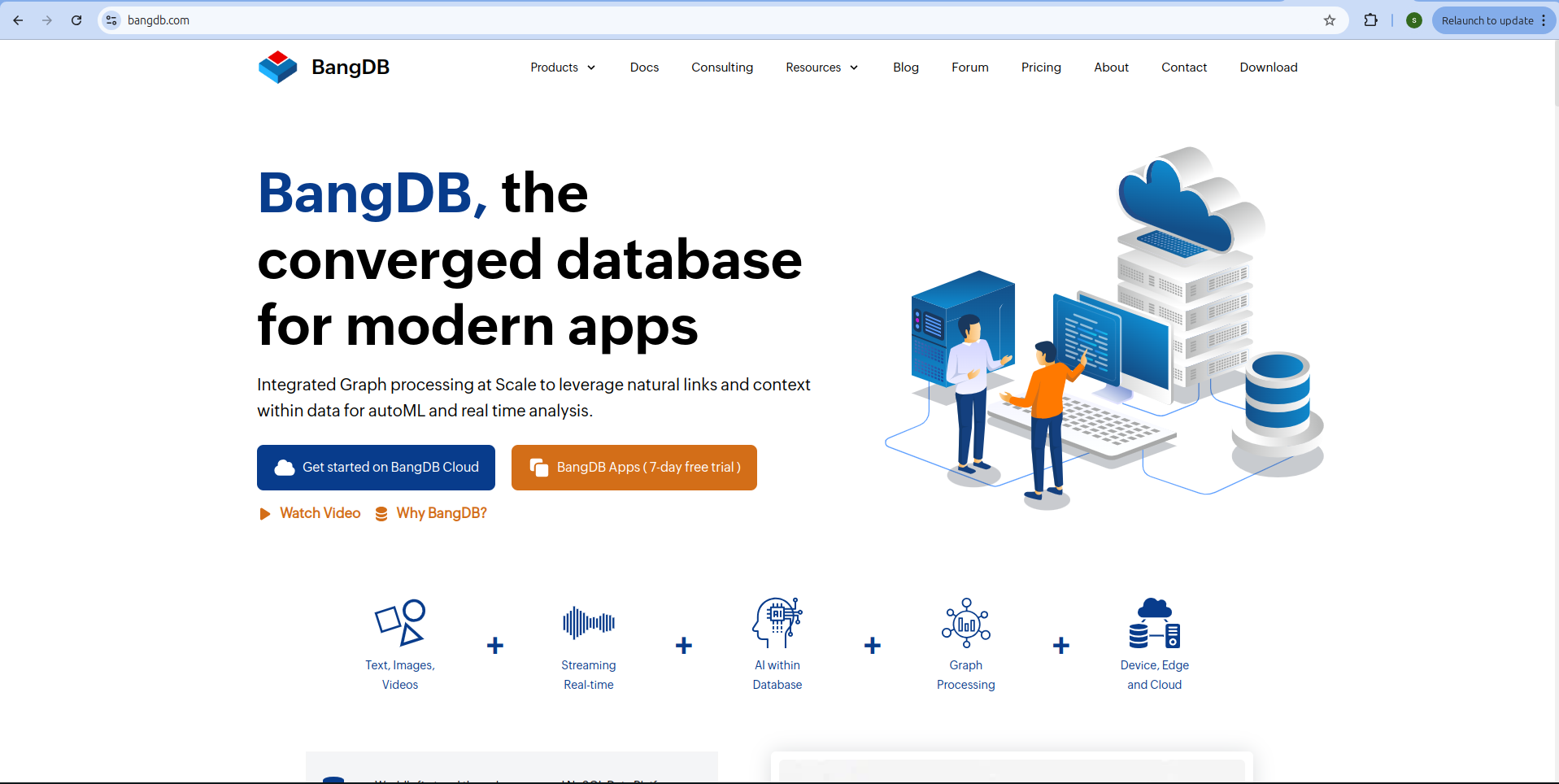 BangDB Website Home